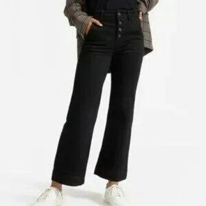 Everlane Wide Leg Jean Womens 28 Regular Black Cotton Blend Casual Denim Jeans